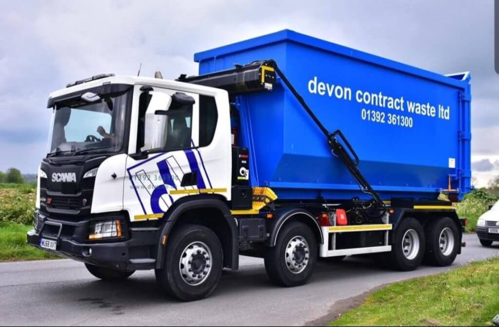 Devon Contract Waste large container van