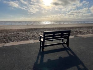 Bench by the sea