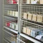 Photo of soap in cages ready to be shipped