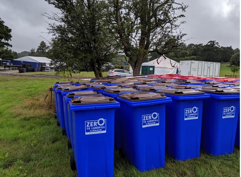 effectively organise event waste management